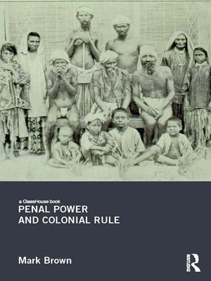 cover image of Penal Power and Colonial Rule
